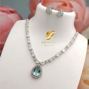 AD necklace  Set with earrings.